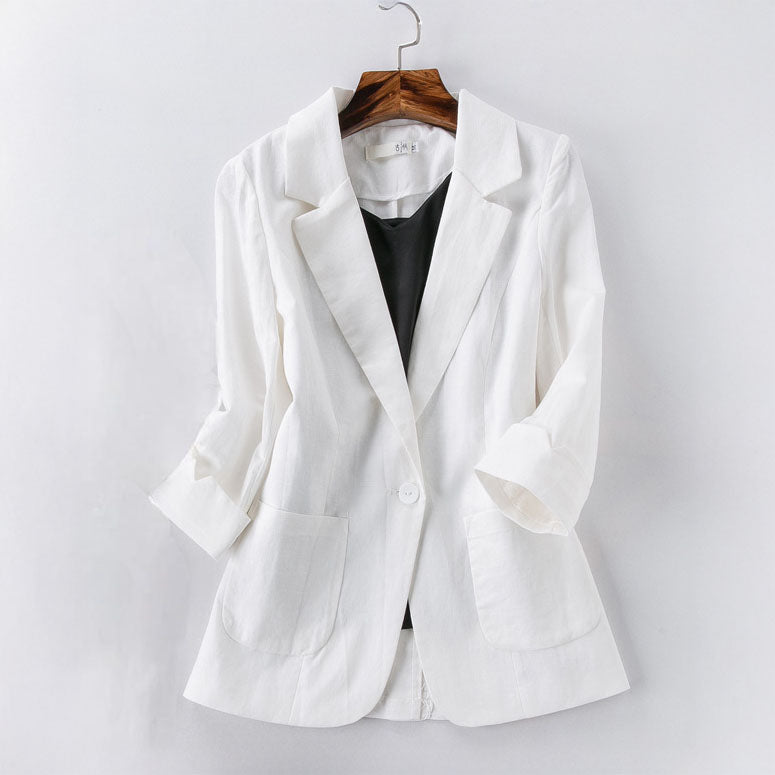 Sofia Linen Soft Blazer