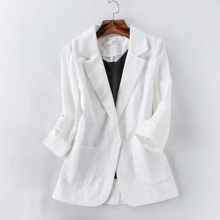 Sofia Linen Soft Blazer
