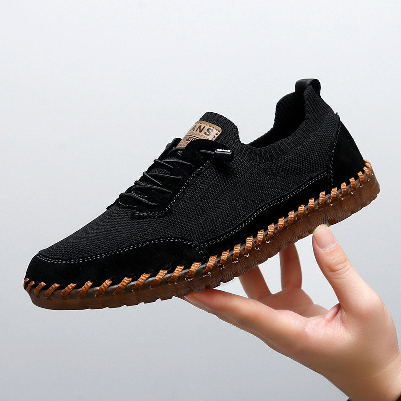 Marco Knit-Leather Hybrid Sneakers