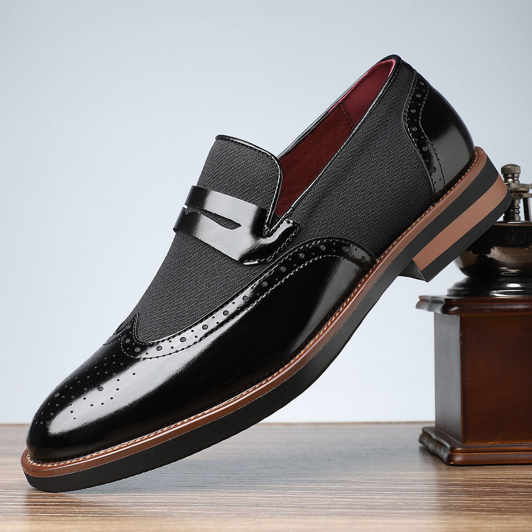 Gianni Leather Penny Loafers