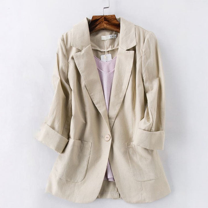 Sofia Linen Soft Blazer