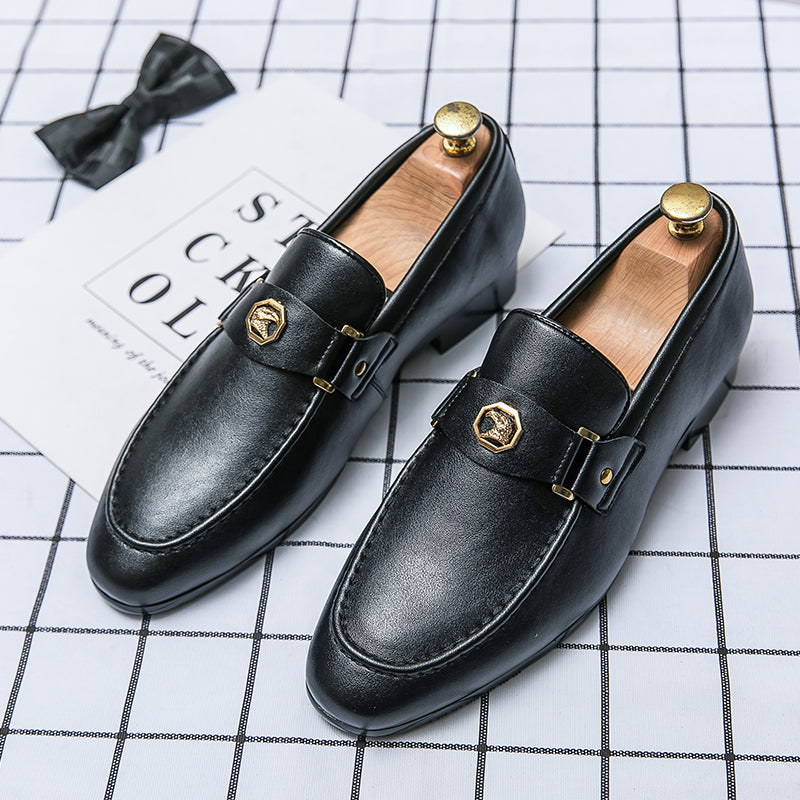 Giovanni Signature Leather Loafers