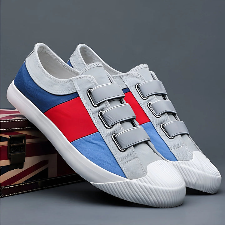 Enzo Canvas Strap Sneakers