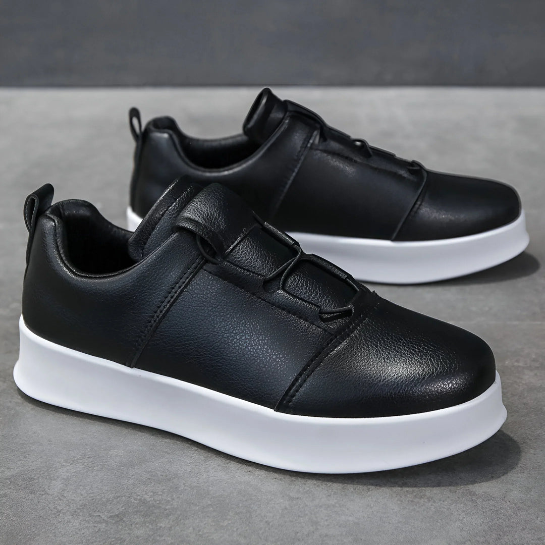 Enzo Slip-On Leather Sneakers