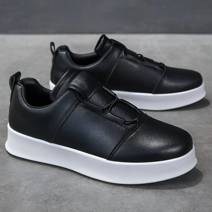 Enzo Slip-On Leather Sneakers