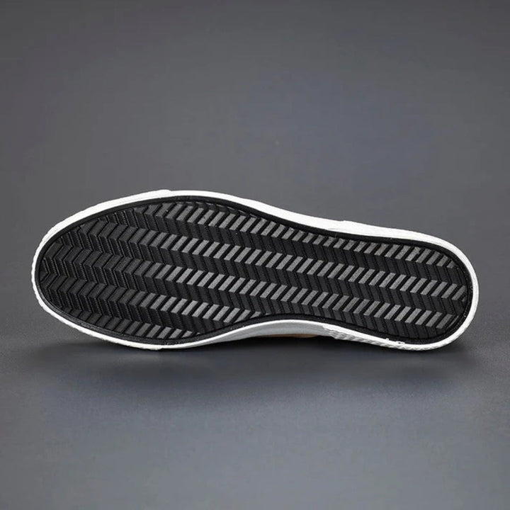 Lorenzo Panelled Leather Slip-Ons