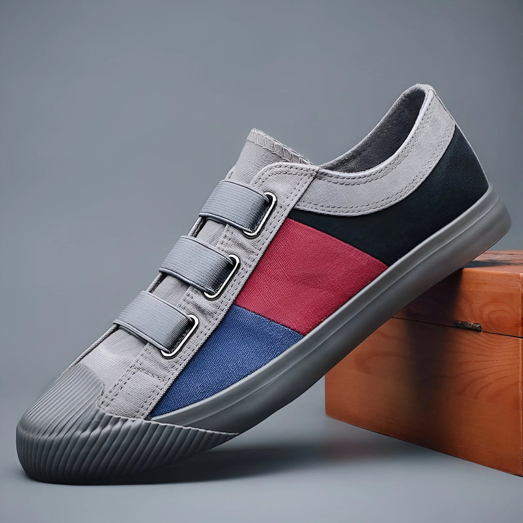 Enzo Canvas Strap Sneakers
