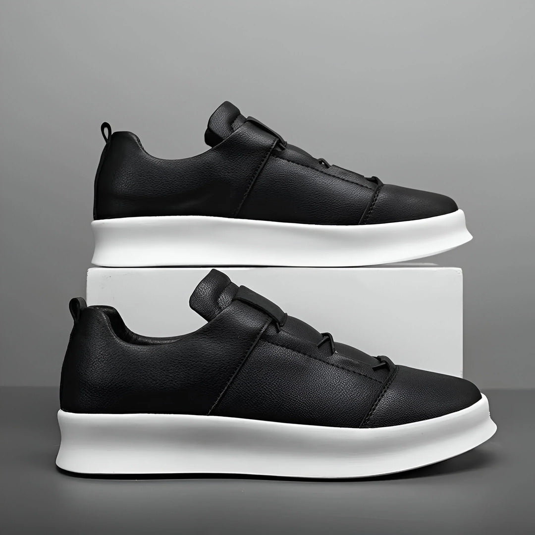 Enzo Slip-On Leather Sneakers