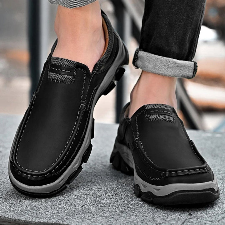 Dario Trail Leather Slip-Ons
