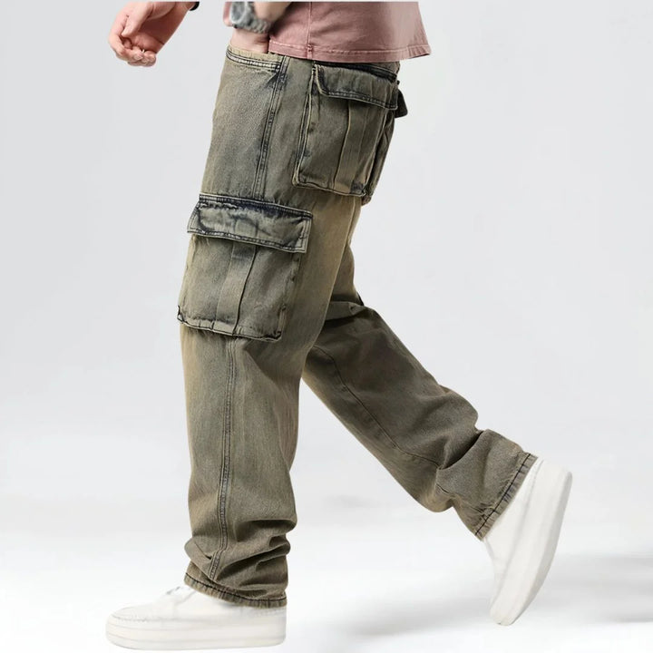 Lazaro Cotton Cargo Jeans