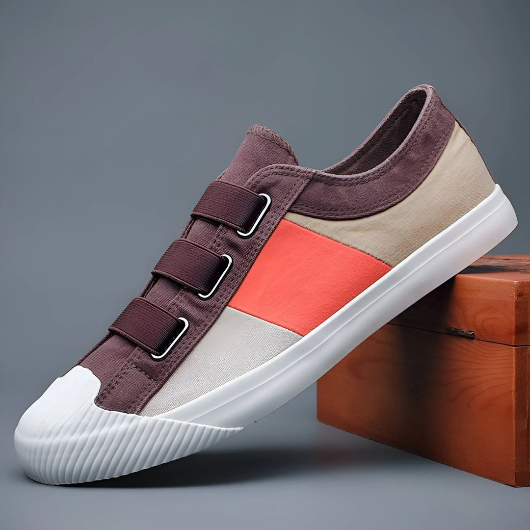Enzo Canvas Strap Sneakers