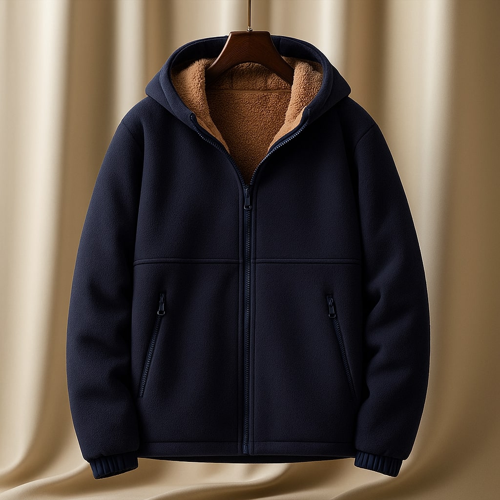 René Fleece Hooded Jacket