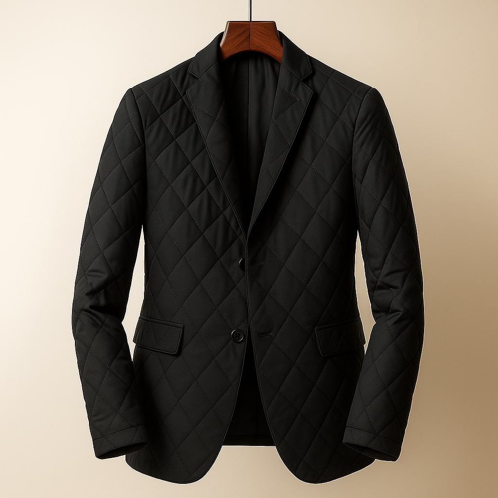 Marco Quilted Down Blazer