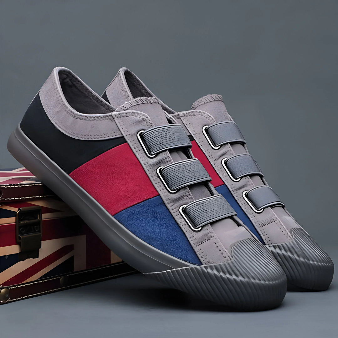 Enzo Canvas Strap Sneakers
