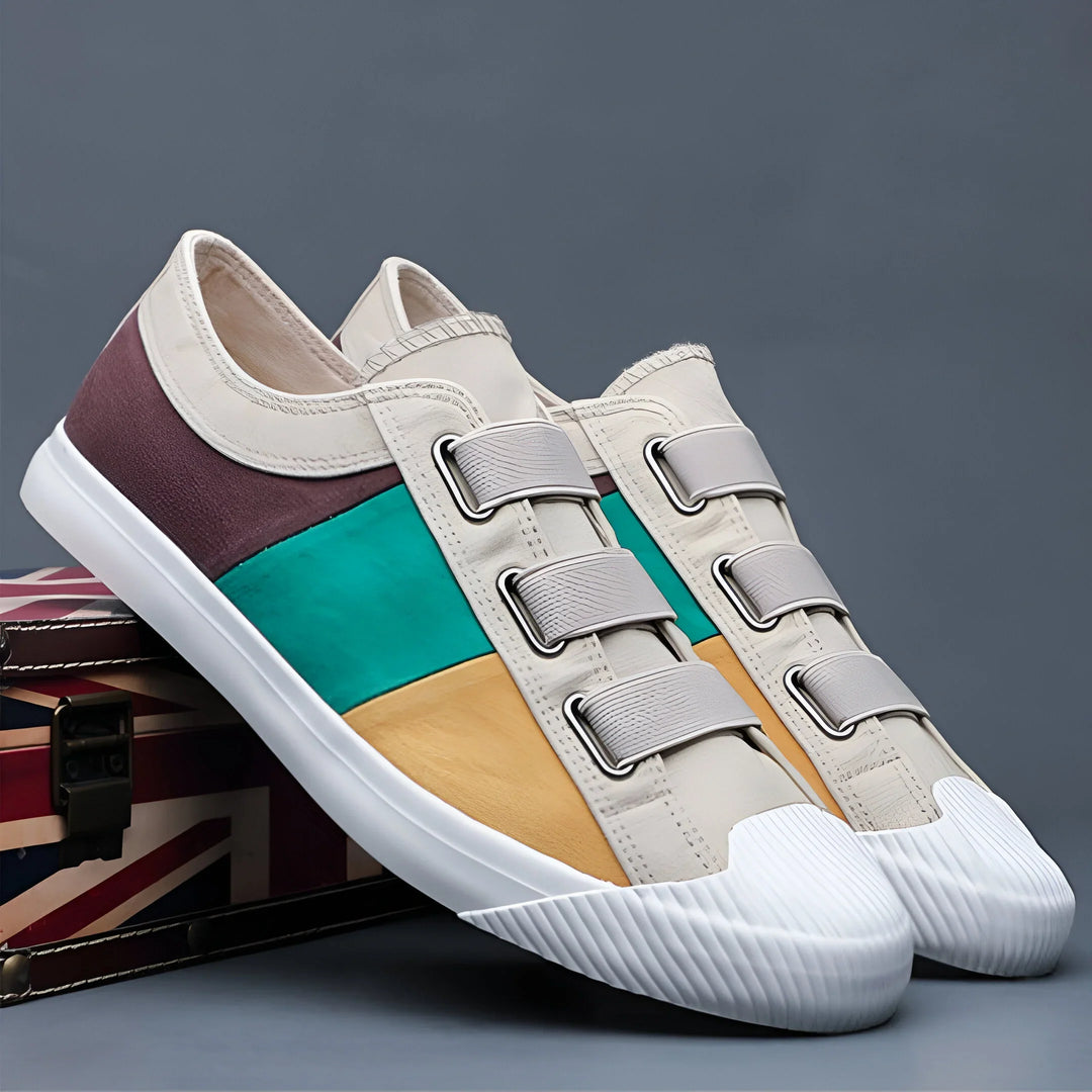 Enzo Canvas Strap Sneakers
