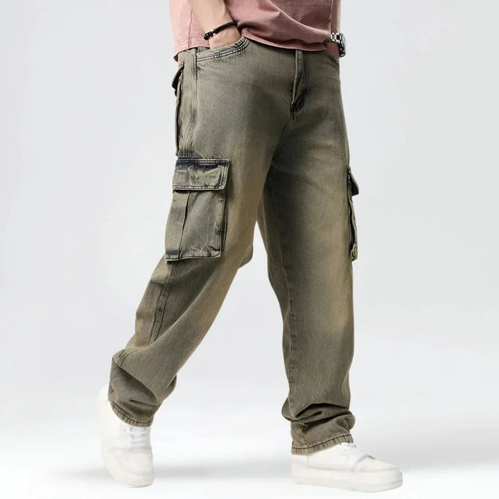 Lazaro Cotton Cargo Jeans