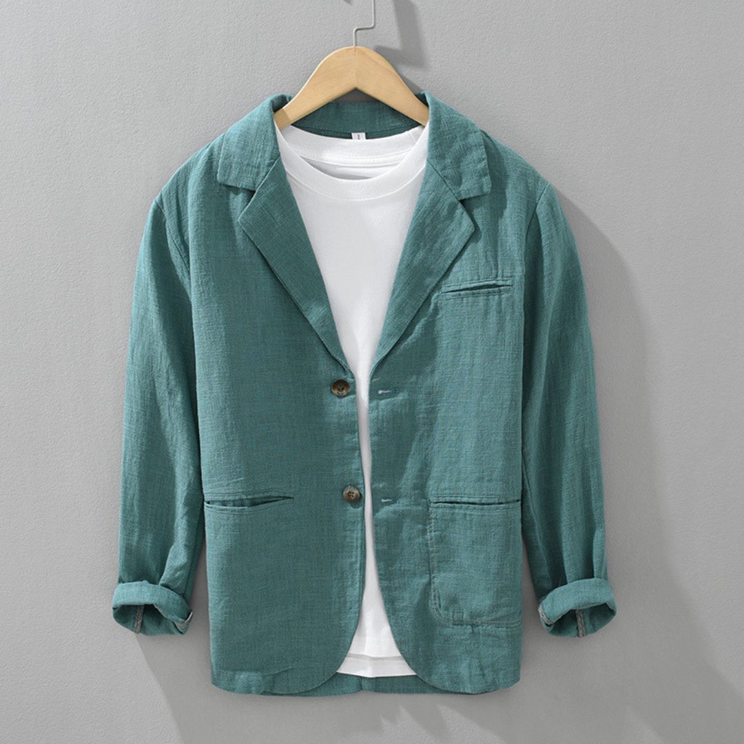 Giulio Linen-Cotton Casual Blazer