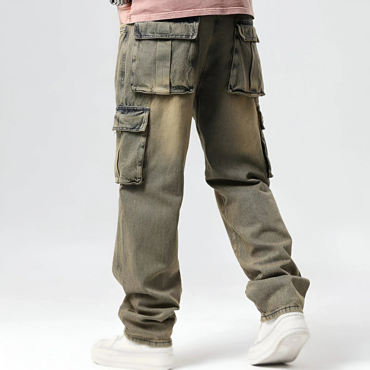 Lazaro Cotton Cargo Jeans