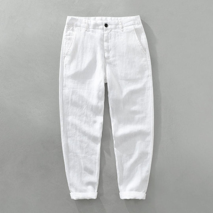Vareen™  Linen Straight Trousers