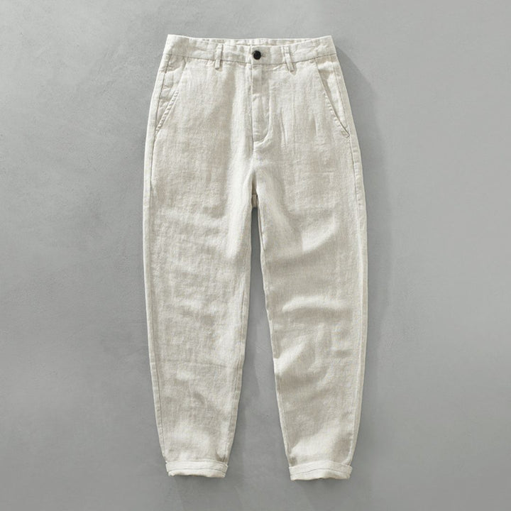 Vareen™  Linen Straight Trousers