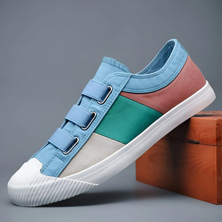 Enzo Canvas Strap Sneakers