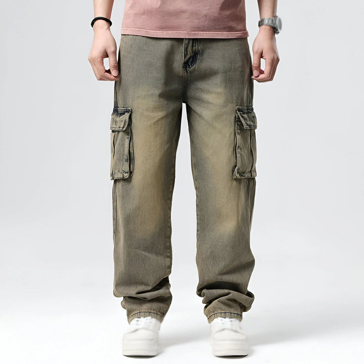 Lazaro Cotton Cargo Jeans