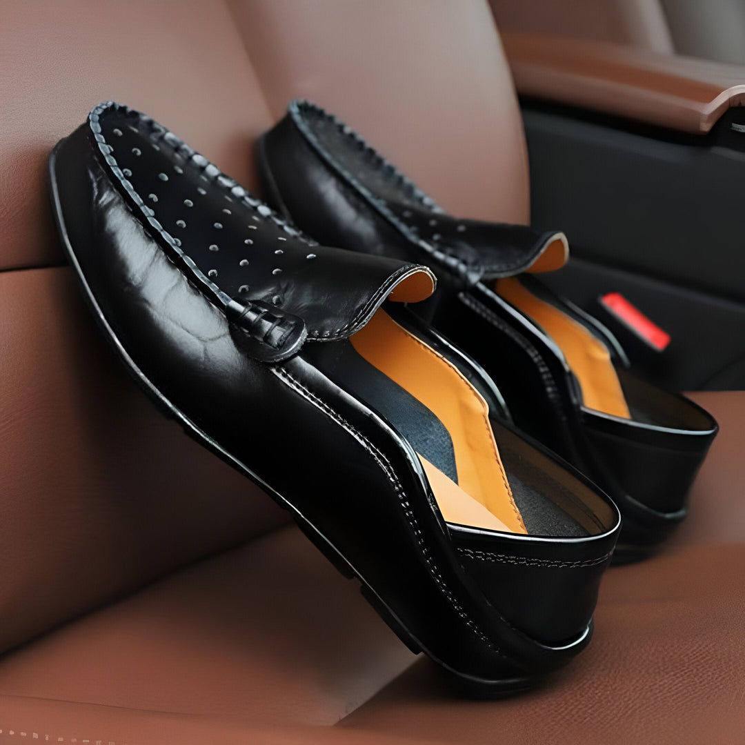 Monza Leather Driver Loafers