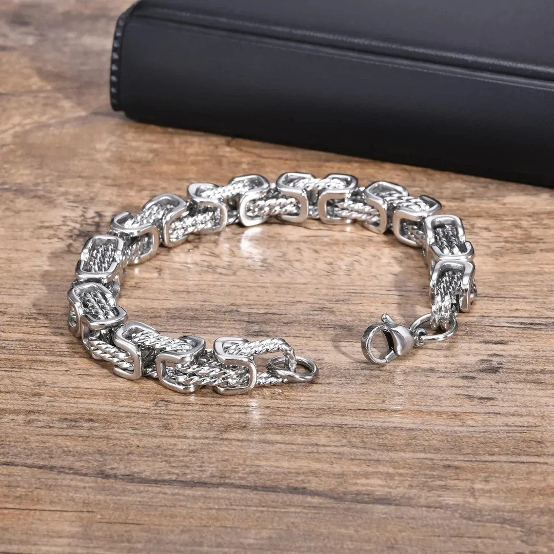 Gael Stainless Steel Chain Bracelet