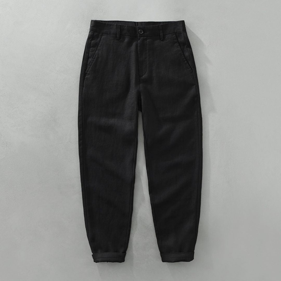 Vareen™  Linen Straight Trousers