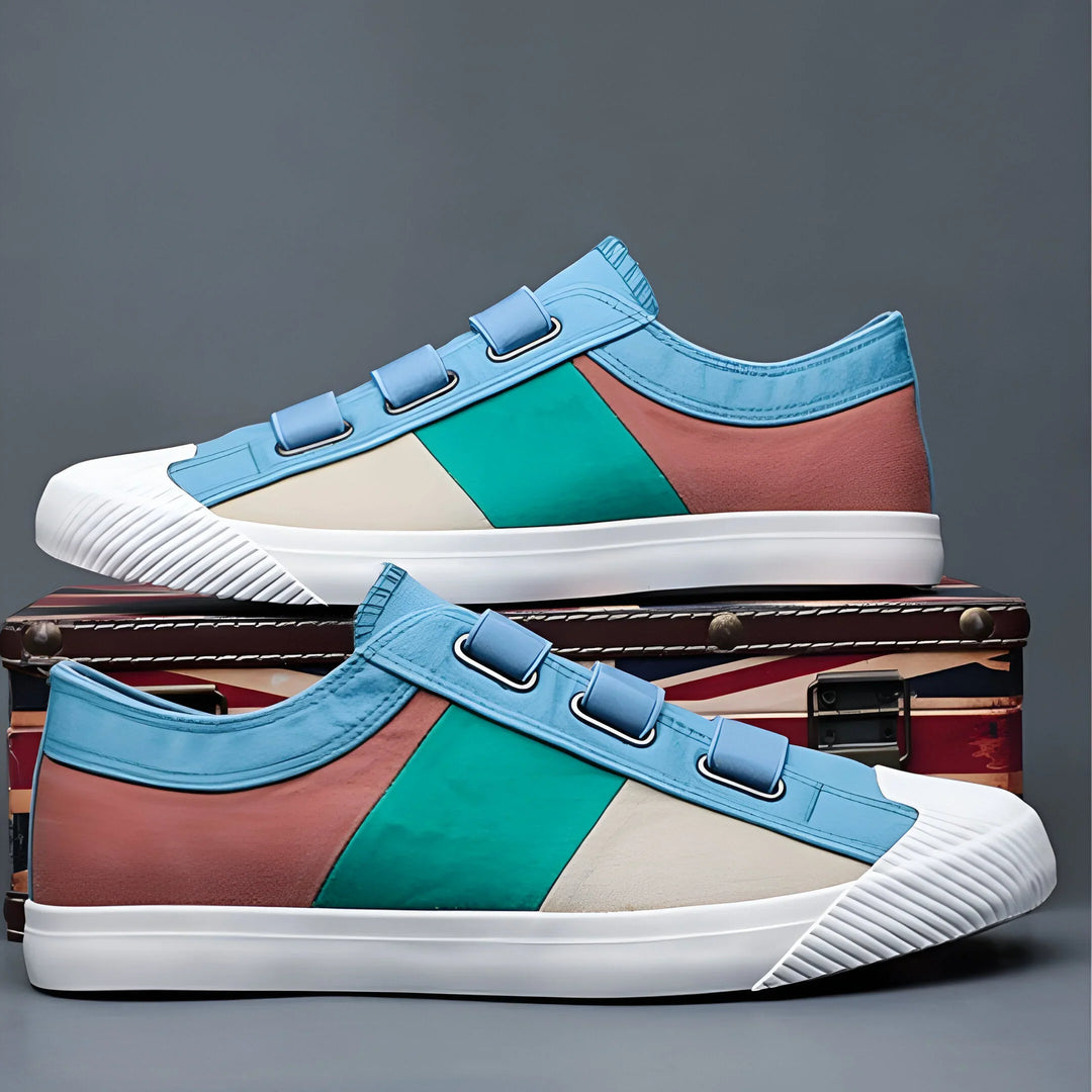 Enzo Canvas Strap Sneakers