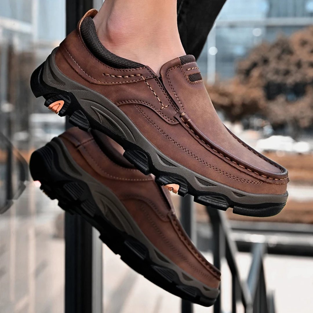 Dario Trail Leather Slip-Ons