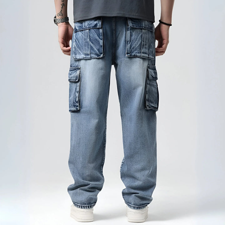 Lazaro Cotton Cargo Jeans