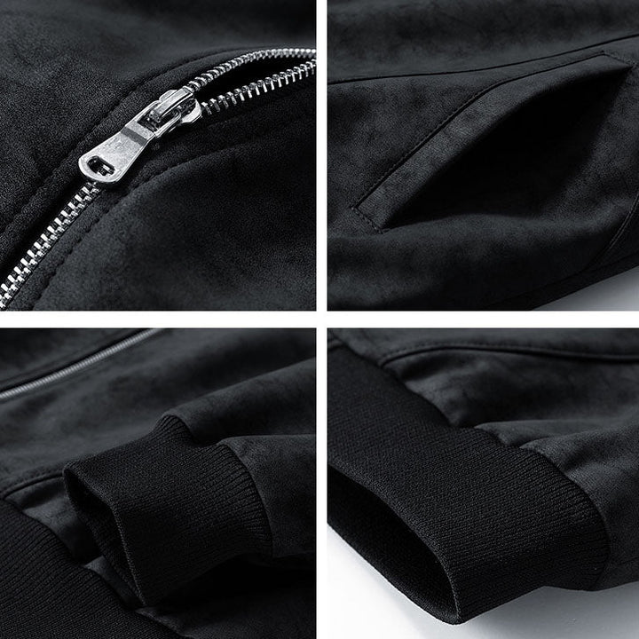 Alonso Suede Bomber Jacket