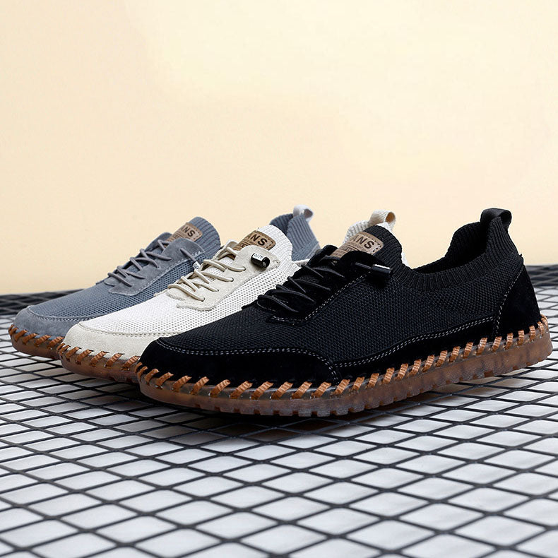 Marco Knit-Leather Hybrid Sneakers