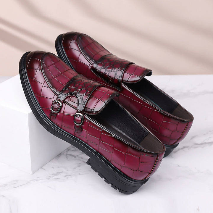 Arturo Leather Monk Loafers