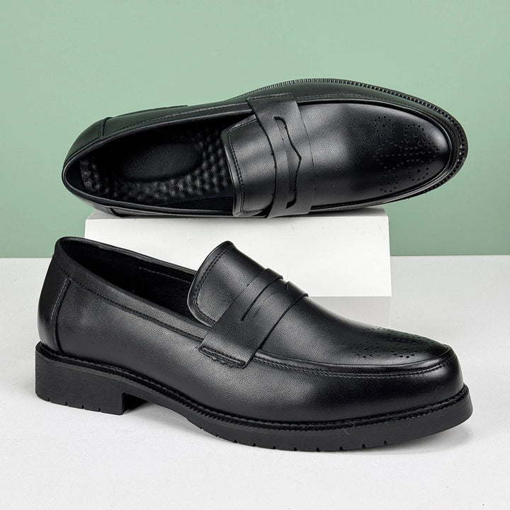 Vittorio Leather Penny Loafers