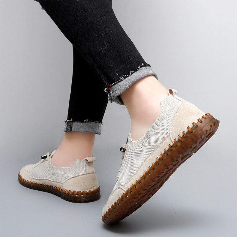 Marco Knit-Leather Hybrid Sneakers