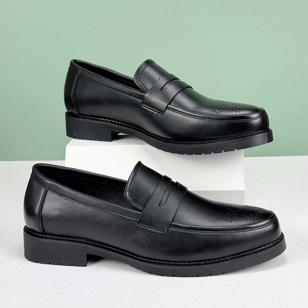 Vittorio Leather Penny Loafers