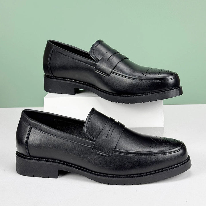 Vittorio Leather Penny Loafers