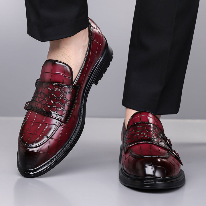 Arturo Leather Monk Loafers