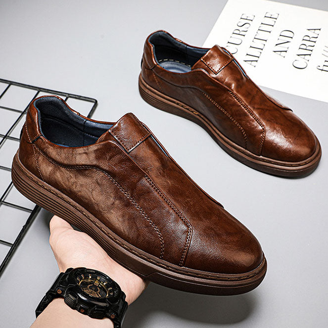 Lorenzo Leather Slip-On Sneakers