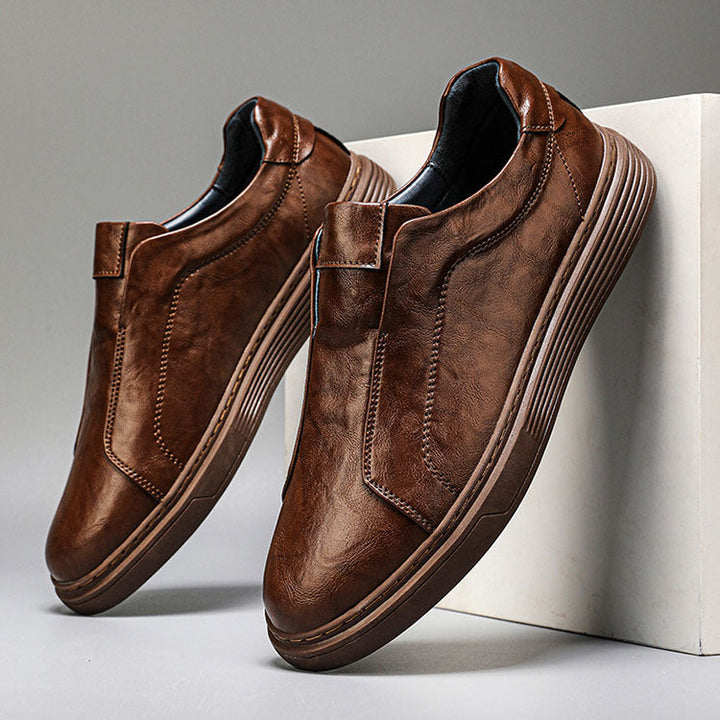 Lorenzo Leather Slip-On Sneakers