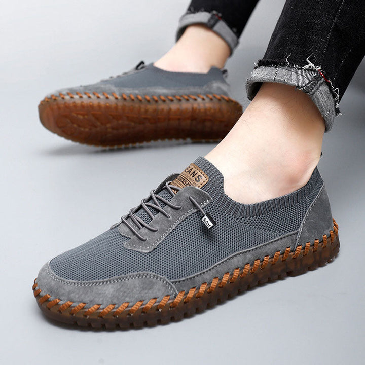 Marco Knit-Leather Hybrid Sneakers