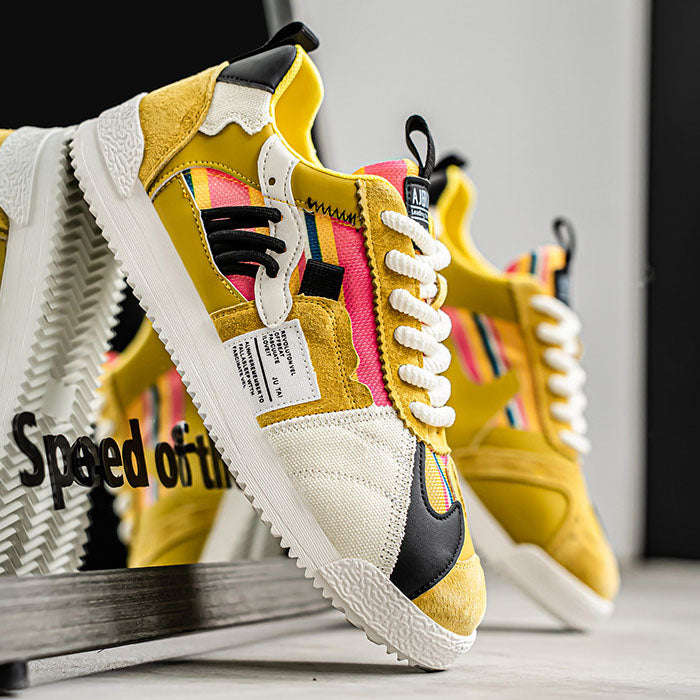 Alonzo Y2K Patchwork Sneakers