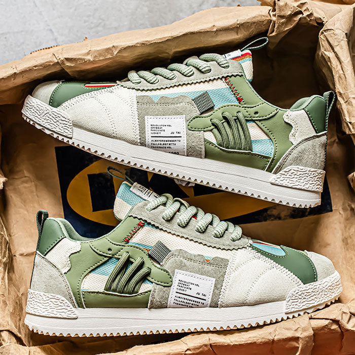 Alonzo Y2K Patchwork Sneakers