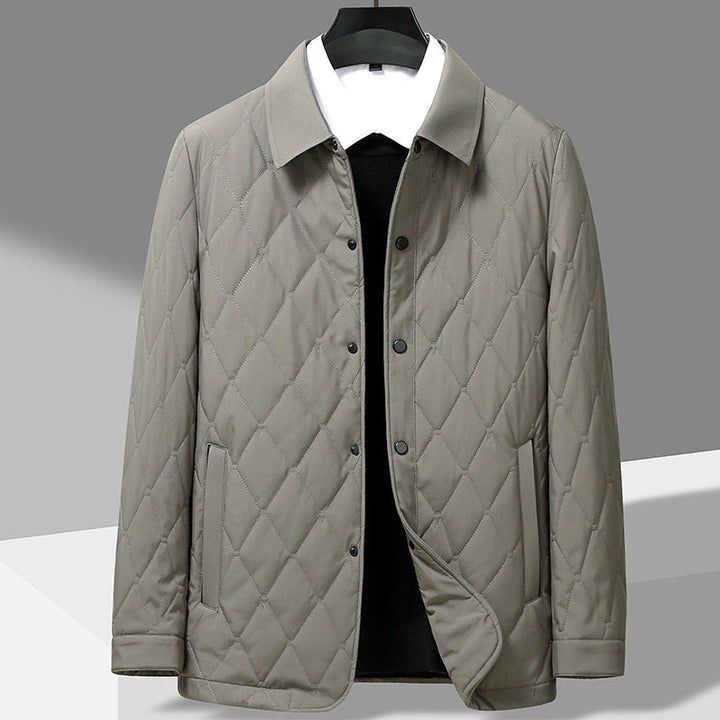 Cole Quilted Button-Up Jacket