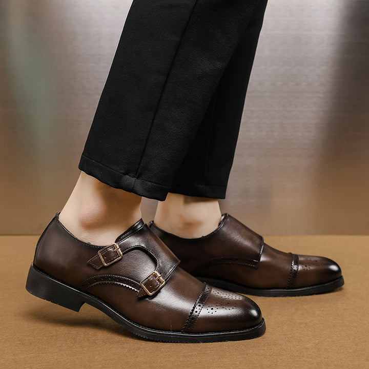 Leonardo Double Monk Strap Shoes