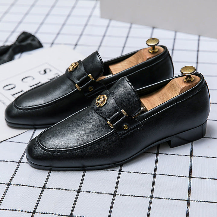 Giovanni Signature Leather Loafers