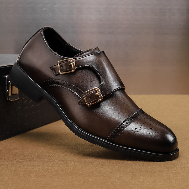 Leonardo Double Monk Strap Shoes