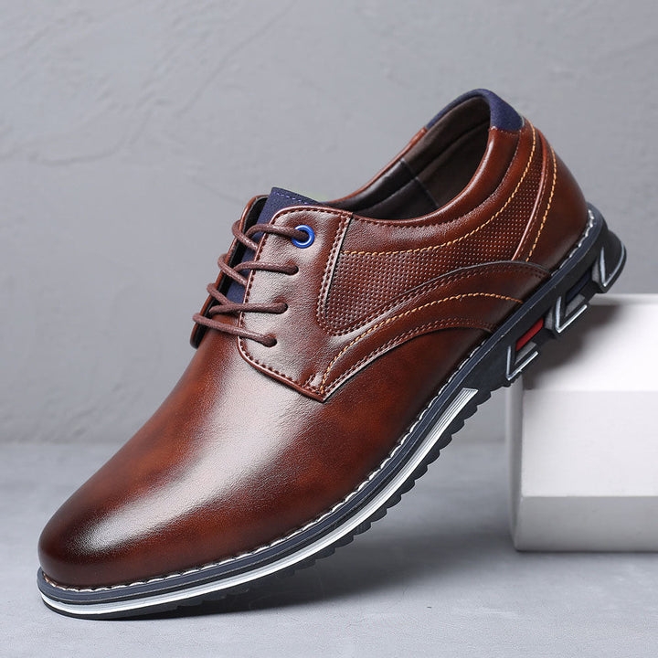 Giovanni Leather Derby Shoes